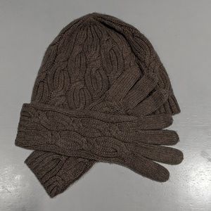 100% Cashmere Hat and Gloves